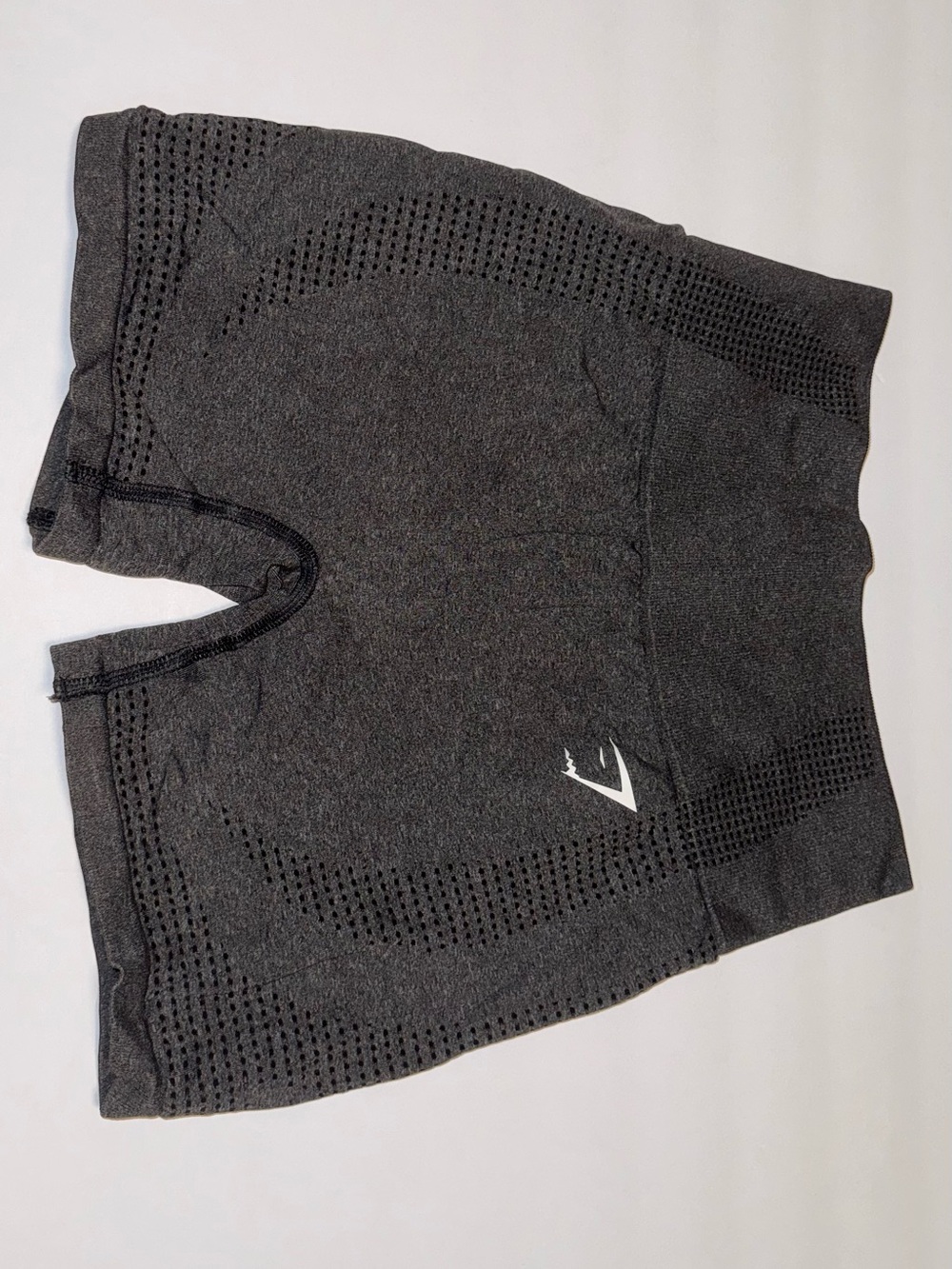 Gymshark Women's Charcoal Gray Seamless Athletic Shorts